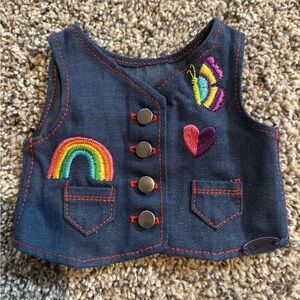 American Girl Julie Pinball outfit- VEST ONLY